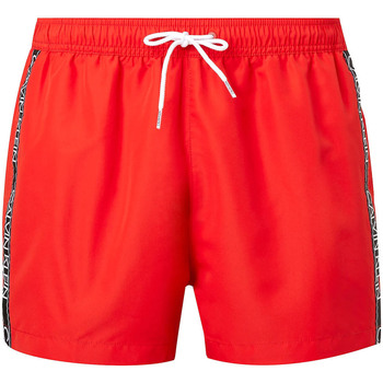 Υφασμάτινα Άνδρας Μαγιώ / shorts για την παραλία Calvin Klein Jeans KM0KM00557 Red
