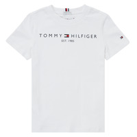 Υφασμάτινα Αγόρι T-shirt με κοντά μανίκια Tommy Hilfiger SELINERA Άσπρο