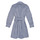 Υφασμάτινα Κορίτσι Κοντά Φορέματα Polo Ralph Lauren LIVIA Marine / Άσπρο