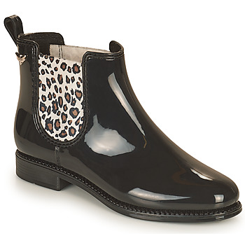 Παπούτσια Γυναίκα Μπότες βροχής Les Petites Bombes RAIN Black / Leopard