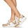 Παπούτσια Γυναίκα Χαμηλά Sneakers MICHAEL Michael Kors LIV Camel / Άσπρο