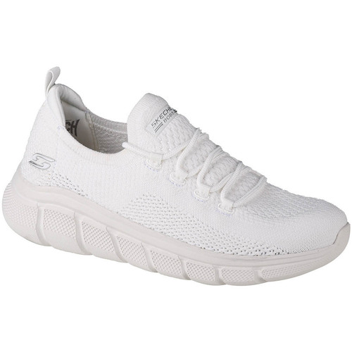 Παπούτσια Γυναίκα Χαμηλά Sneakers Skechers Bobs Sport B Flex-Color Connect Άσπρο