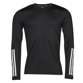 Υφασμάτινα Άνδρας Μπλουζάκια με μακριά μανίκια adidas Performance TF LS FT 3S Black