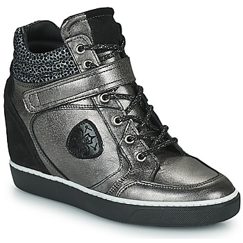 Παπούτσια Γυναίκα Ψηλά Sneakers Philippe Morvan NOEK Black / Silver