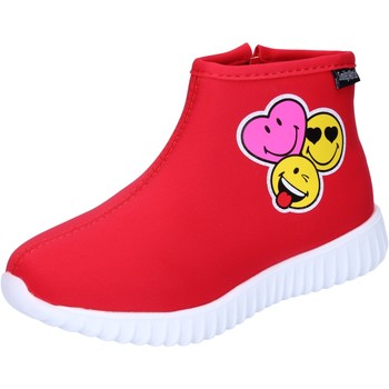 Παπούτσια Κορίτσι Μποτίνια Smiley BJ990 Red