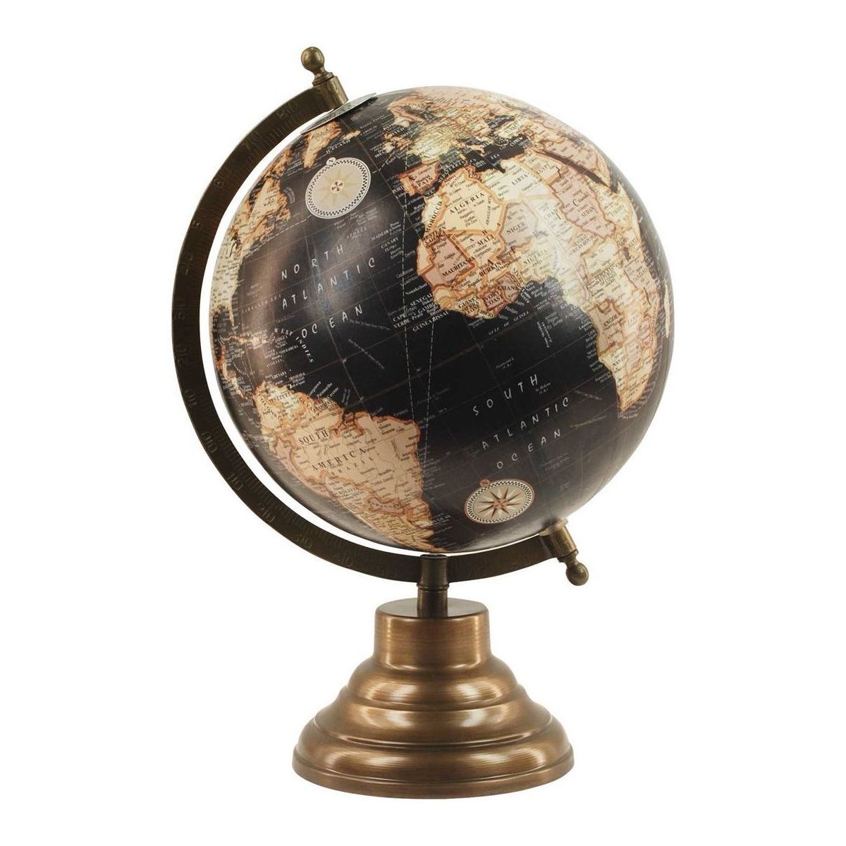 Σπίτι Αγαλματίδια και  Signes Grimalt Globe World 20 Cm Black