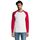 Υφασμάτινα Άνδρας Μπλουζάκια με μακριά μανίκια Sols FUNKY LSL Blanco Rojo Red