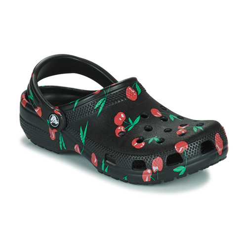 Παπούτσια Γυναίκα Σαμπό Crocs CLASSIC VACAY VIBES CLOG Black / Cherry