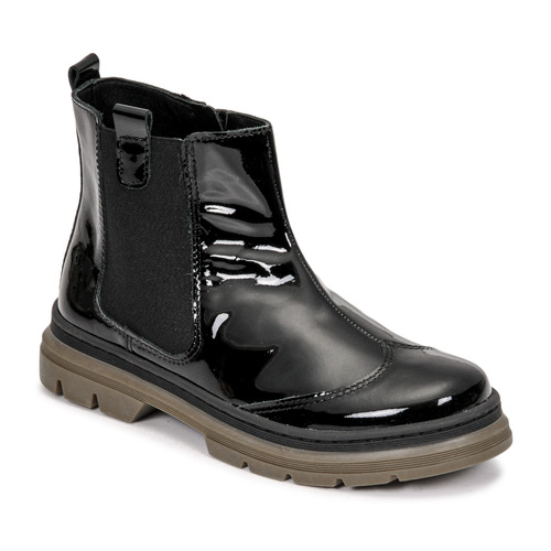 Παπούτσια Κορίτσι Μπότες Citrouille et Compagnie PATATA Black / Vernis