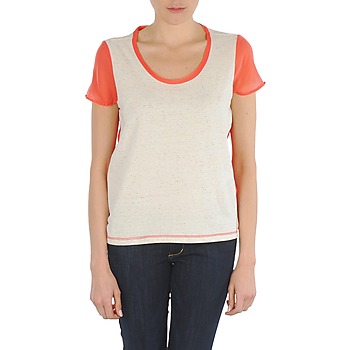 Υφασμάτινα Γυναίκα T-shirt με κοντά μανίκια Eleven Paris EDMEE Beige / Orange