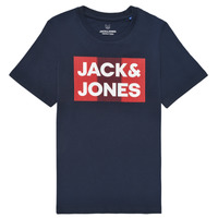 Υφασμάτινα Αγόρι T-shirt με κοντά μανίκια Jack & Jones JJECORP LOGO TEE SS Marine