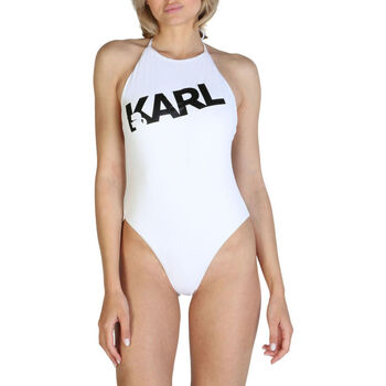 Υφασμάτινα Γυναίκα Παλτό Karl Lagerfeld - kl21wop03 Άσπρο