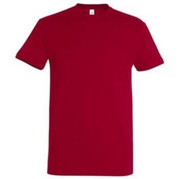 Υφασμάτινα Γυναίκα T-shirt με κοντά μανίκια Sols IMPERIAL camiseta color Rojo Tango Red