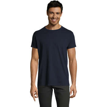 Υφασμάτινα Άνδρας T-shirt με κοντά μανίκια Sols Camiseta IMPERIAL FIT color French Marino Μπλέ