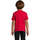 Υφασμάτινα Παιδί T-shirt με κοντά μανίκια Sols Camista infantil color Rojo Red