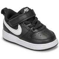 Παπούτσια Παιδί Χαμηλά Sneakers Nike NIKE COURT BOROUGH LOW 2 (TDV) Black / Άσπρο