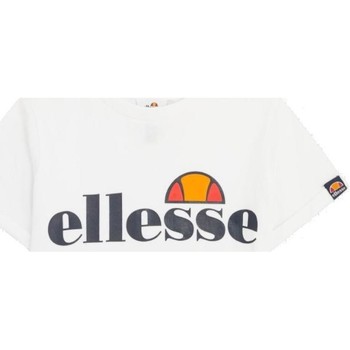 Υφασμάτινα Κορίτσι T-shirt με κοντά μανίκια Ellesse  Άσπρο