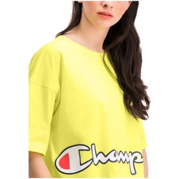 Υφασμάτινα Γυναίκα T-shirt με κοντά μανίκια Champion  Yellow