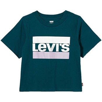 Υφασμάτινα Κορίτσι T-shirt με κοντά μανίκια Levi's  Green