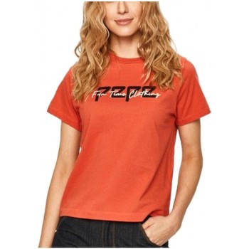 Υφασμάτινα Γυναίκα T-shirt με κοντά μανίκια Pepe jeans  Red