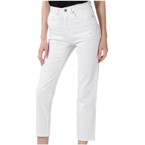 Υφασμάτινα Γυναίκα Jeans Pepe jeans  Άσπρο
