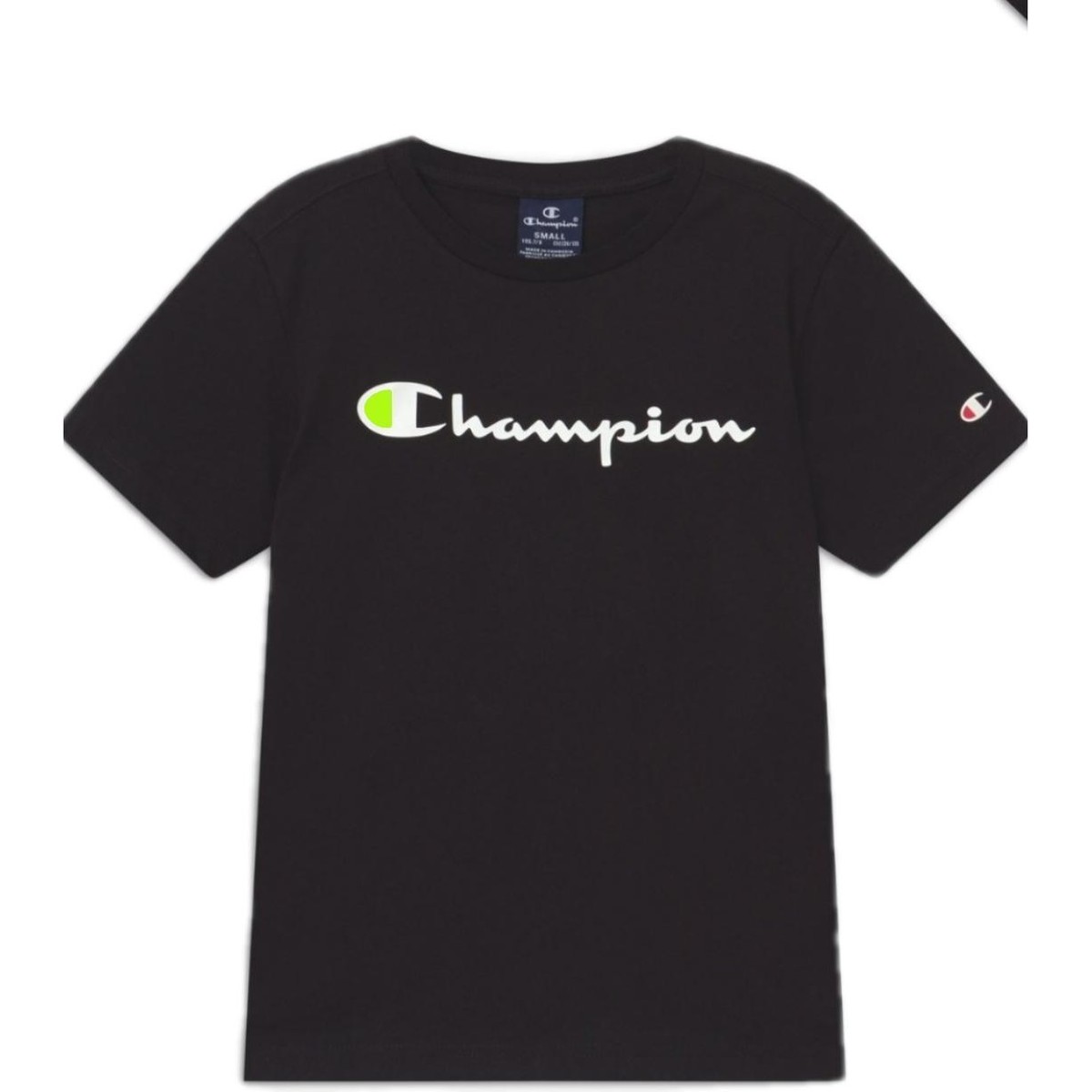 Υφασμάτινα Γυναίκα T-shirt με κοντά μανίκια Champion  Black