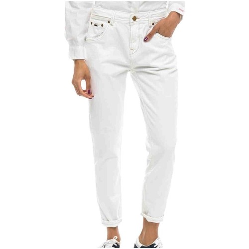 Υφασμάτινα Γυναίκα Jeans Pepe jeans  Άσπρο