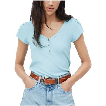 Υφασμάτινα Γυναίκα T-shirt με κοντά μανίκια Pepe jeans  Μπλέ