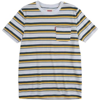 Υφασμάτινα Αγόρι T-shirt με κοντά μανίκια Levi's  Άσπρο