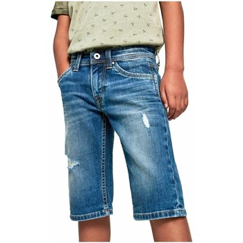 Υφασμάτινα Αγόρι Σόρτς / Βερμούδες Pepe jeans  Μπλέ