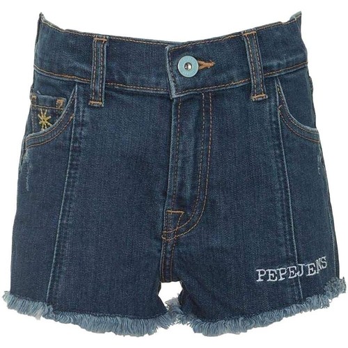 Υφασμάτινα Κορίτσι Σόρτς / Βερμούδες Pepe jeans  Μπλέ