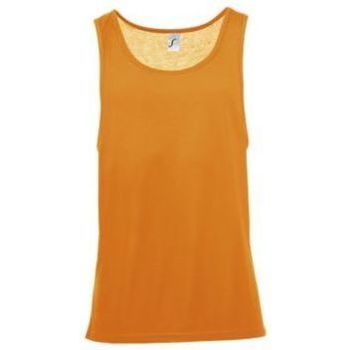 Υφασμάτινα Αμάνικα / T-shirts χωρίς μανίκια Sols Jamaica camiseta sin mangas Orange