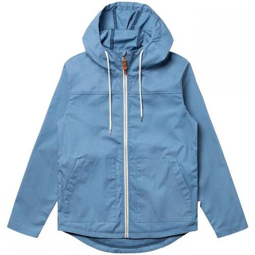 Υφασμάτινα Άνδρας Παλτό Revolution Hooded Jacket 7351 - Blue Μπλέ
