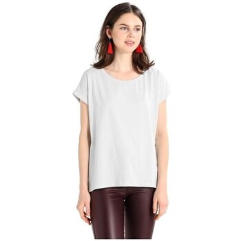 Υφασμάτινα Γυναίκα Φούτερ Vila Dreamers T-Shirt - Plain Air Άσπρο
