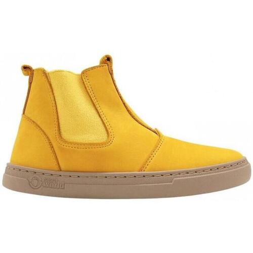 Παπούτσια Παιδί Μπότες Natural World Kids Ada 6982 - Curry Yellow