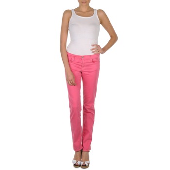Υφασμάτινα Γυναίκα Παντελόνια Πεντάτσεπα Gant DANA SPRAY COLORED DENIM PANTS Ροζ