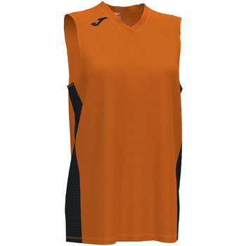 Υφασμάτινα Κορίτσι T-shirts & Μπλούζες Joma Maillot sans manches femme  Cancha III Orange
