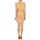 Υφασμάτινα Γυναίκα Κοντά Φορέματα Majestic CAMELIA Beige