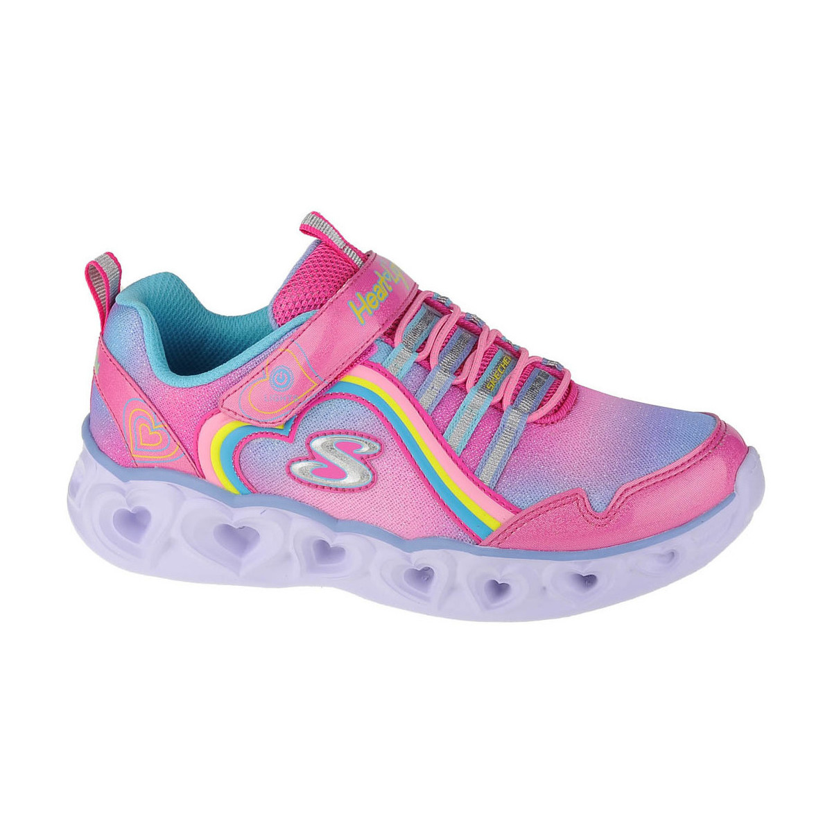 Παπούτσια Κορίτσι Χαμηλά Sneakers Skechers Heart Lights-Rainbow Lux Ροζ