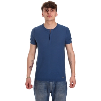Υφασμάτινα Άνδρας T-shirt με κοντά μανίκια Gaudi 011BU53007 Μπλέ
