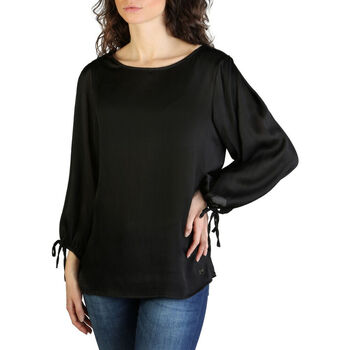 Υφασμάτινα Γυναίκα T-shirt με κοντά μανίκια Yes Zee - c402_ht00 Black