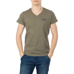 Υφασμάτινα Άνδρας T-shirts & Μπλούζες Nasa BASIC FLAG V NECK Green