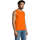 Υφασμάτινα Άνδρας Αμάνικα / T-shirts χωρίς μανίκια Sols Justin camiseta sin mangas Orange