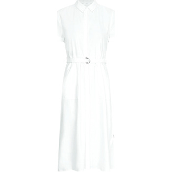 Υφασμάτινα Γυναίκα Μακριά Φορέματα Calvin Klein Jeans K20K202954 Άσπρο