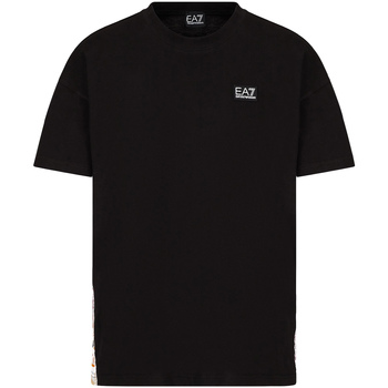 Υφασμάτινα Άνδρας T-shirt με κοντά μανίκια Ea7 Emporio Armani 3KPT13 PJ02Z Μαύρος
