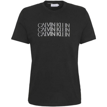Υφασμάτινα Άνδρας T-shirt με κοντά μανίκια Calvin Klein Jeans K10K107158 Black