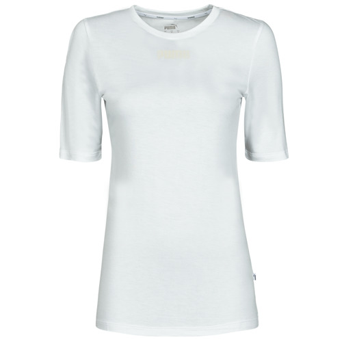 Υφασμάτινα Γυναίκα T-shirt με κοντά μανίκια Puma MBASIC TEE Άσπρο