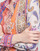 Υφασμάτινα Γυναίκα Μπλουζάκια με μακριά μανίκια Desigual BOHO Multicolour