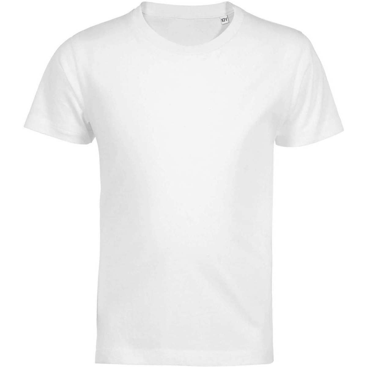 Υφασμάτινα Παιδί T-shirt με κοντά μανίκια Sols Camiseta de niño con cuello redondo Άσπρο
