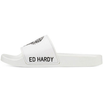 Παπούτσια Άνδρας Sneakers Ed Hardy Sexy beast sliders white-black Άσπρο